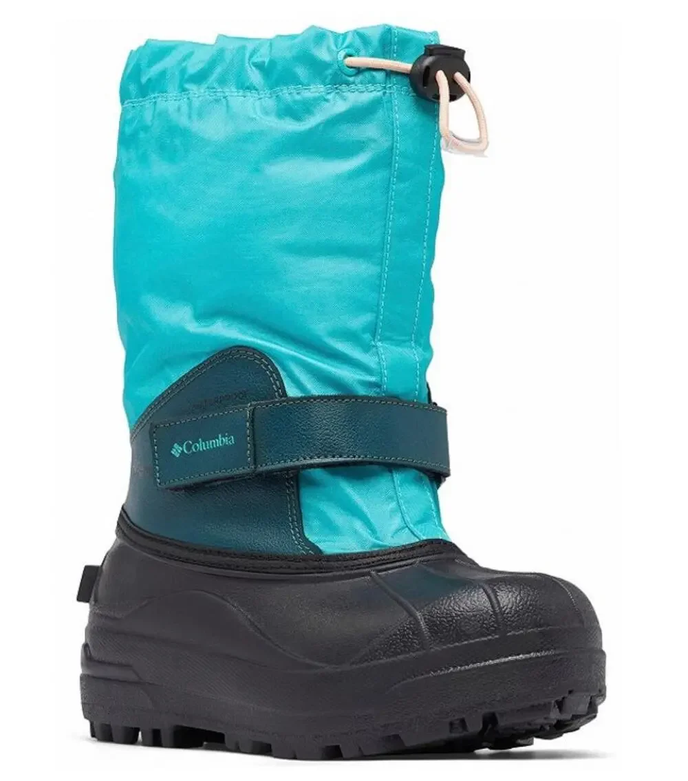 Columbia Kids Powderbug Forty Winter Boots US 7 Blue Waterproof Insulated NIB